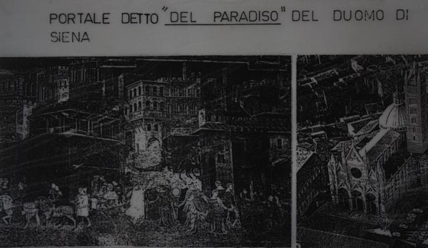 Portale Paradiso Duomo DI Siena