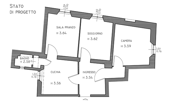 Abitazione in via Baroncelli