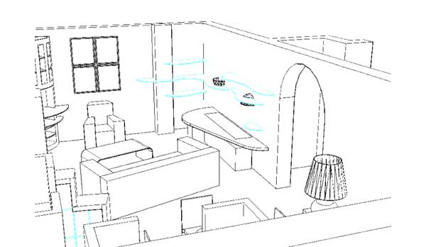 Progetto arredo soggiorno