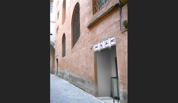 Riassetto distributivo
Immobile in vicolo dei Pollaioli 
Palazzo Chigi Zondadari