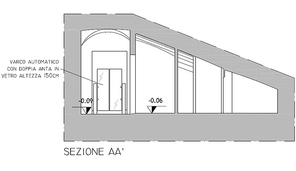 Riassetto distributivo
Immobile in vicolo dei Pollaioli
Palazzo Chigi Zondadari